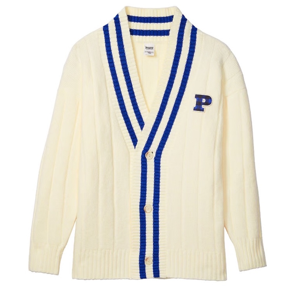 PINK Varsity Knit Cardigan - Picture 4 of 8
